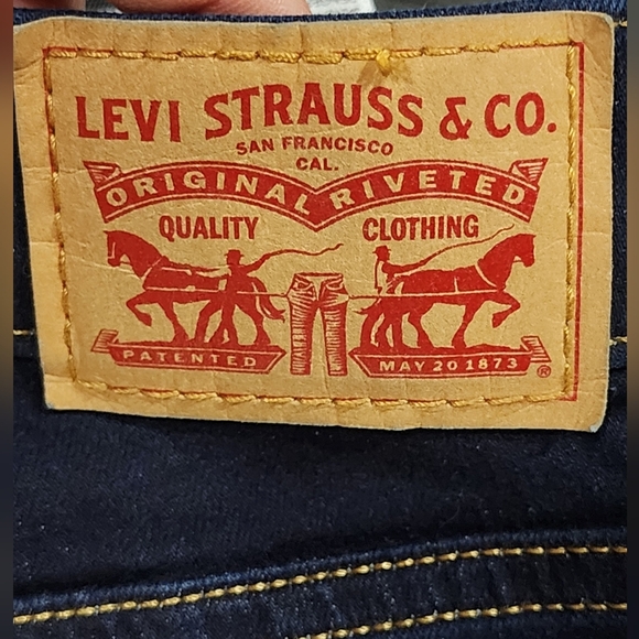 Levi's Plus Size 311 Shaping Skinny mid rise blue jeans 24W NEW - Picture 4 of 5